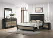 Valencia Bedroom Set Light Brown and Black - imattress & ifurniture (FL)