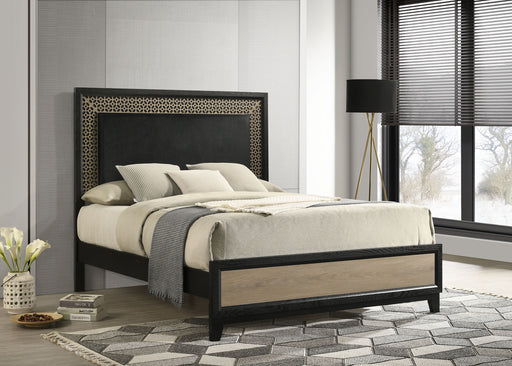 Valencia Bed Light Brown and Black - imattress & ifurniture (FL)