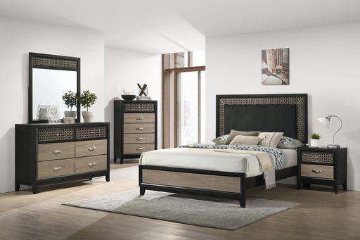 Valencia Bedroom Set Light Brown and Black - imattress & ifurniture (FL)