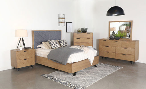 Taylor Bedroom Set Light Honey Brown and Grey - imattress & ifurniture (FL)