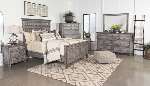 Avenue Panel Bedroom Set Grey - imattress & ifurniture (FL)