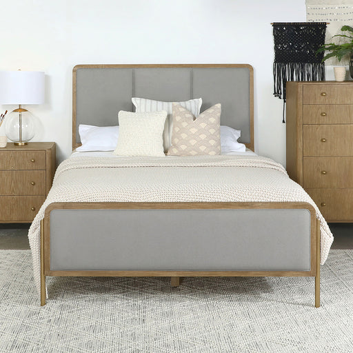 Arini Upholstered Panel Bed - imattress & ifurniture (FL)