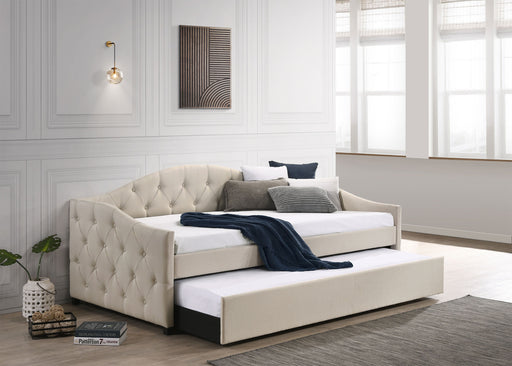 Sadie Upholstered Twin Daybed with Trundle - imattress & ifurniture (FL)