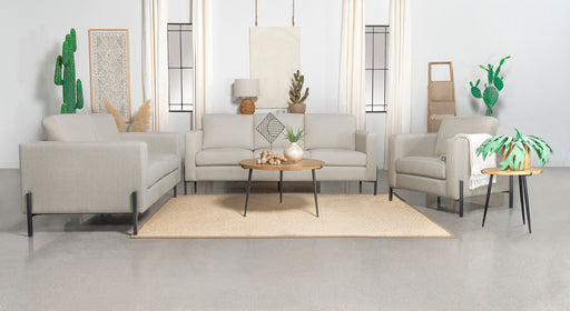 Tilly Upholstered Track Arms Sofa Set - imattress & ifurniture (FL)