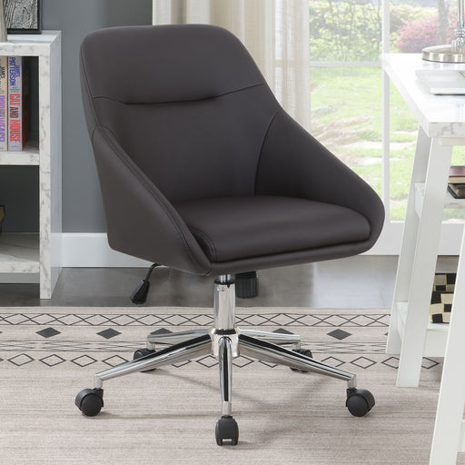 Jackman Upholstered Office Chair with Casters - imattress & ifurniture (FL)