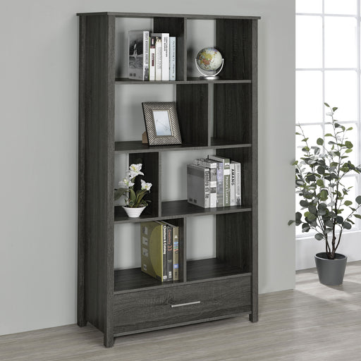 Dylan Rectangular 8-shelf Bookcase - imattress & ifurniture (FL)