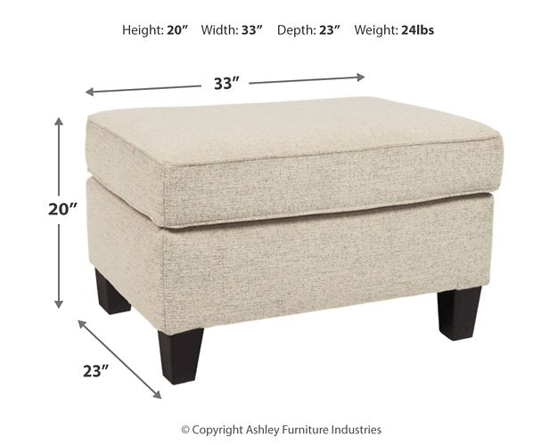 Abinger Ottoman - imattress & ifurniture (FL)