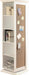 Robinsons Swivel Accent Cabinet with Cork Board White image
