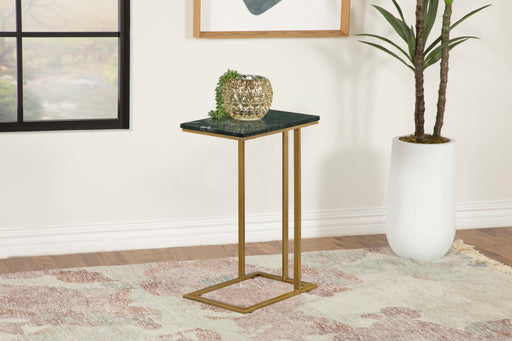 Vicente Accent Table with Marble Top Grey - imattress & ifurniture (FL)