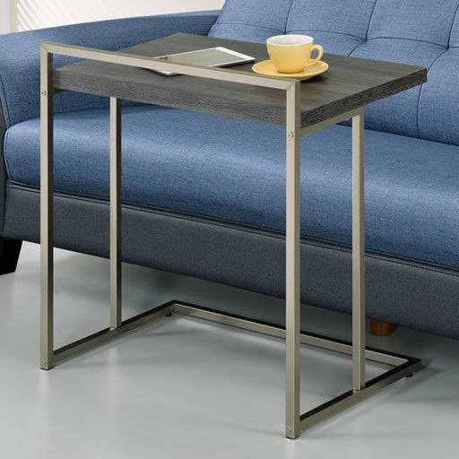 Dani Rectangular Snack Table with Metal Base - imattress & ifurniture (FL)