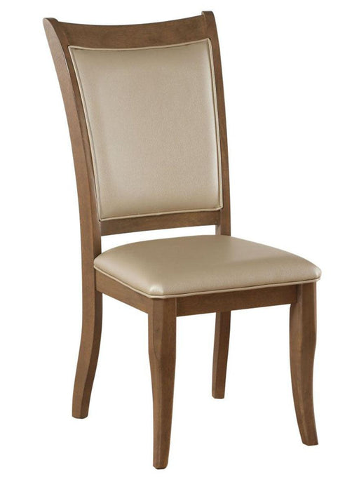 Acme Furniture Harald Side Chair in Beige and Gray (Set of 2) 71767 image