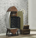 Brancaster Retro Brown Top Grain Leather & Aluminum Wine Cabinet & Cooler image