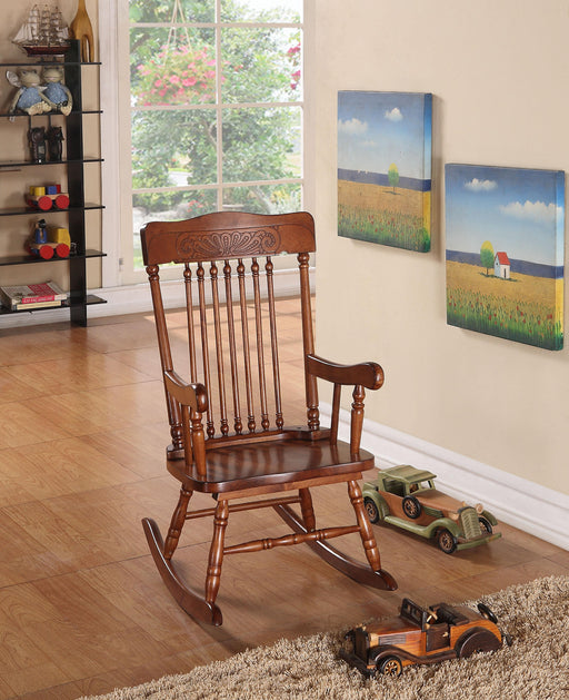 Kloris Tobacco Youth Rocking Chair - imattress & ifurniture (FL)