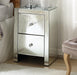 Noralie Mirrored & Faux Diamonds Accent Table - imattress & ifurniture (FL)