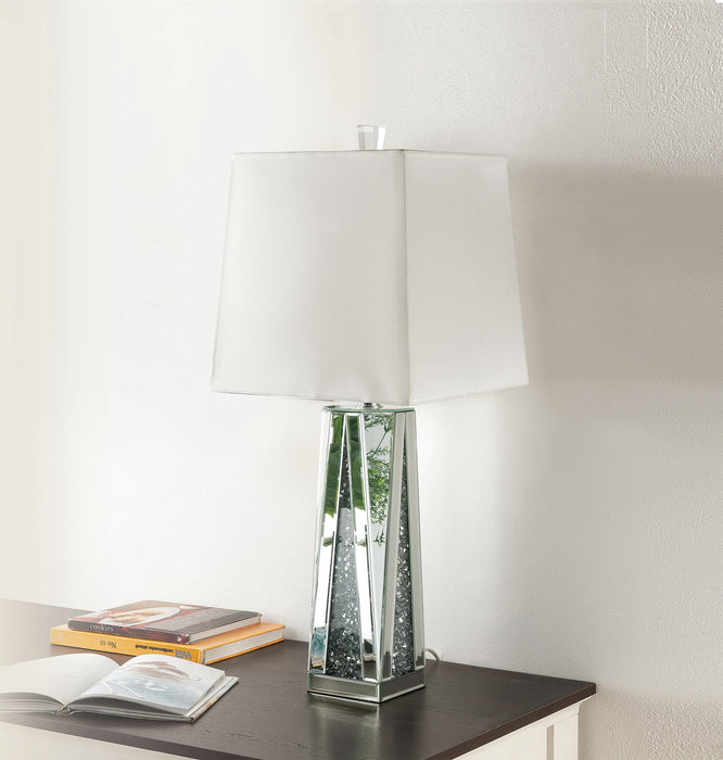 Noralie Mirrored & Faux Diamonds Table Lamp - imattress & ifurniture (FL)