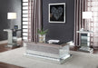 Nysa Mirrored & Faux Crystals Coffee Table - imattress & ifurniture (FL)