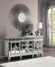 Varian Mirrored & Antique Platinum Server - imattress & ifurniture (FL)