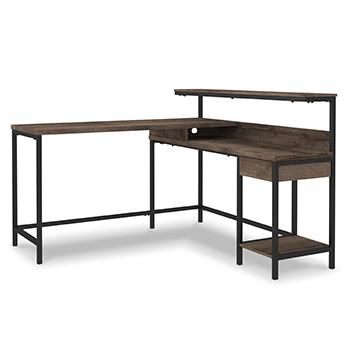 Arlenbry Home Office L-Desk with Storage - imattress & ifurniture (FL)