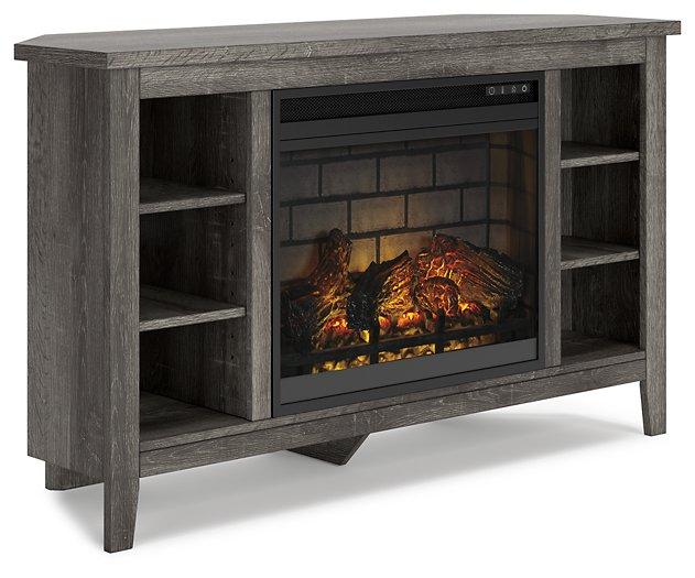 Arlenbry Corner TV Stand with Electric Fireplace - imattress & ifurniture (FL)