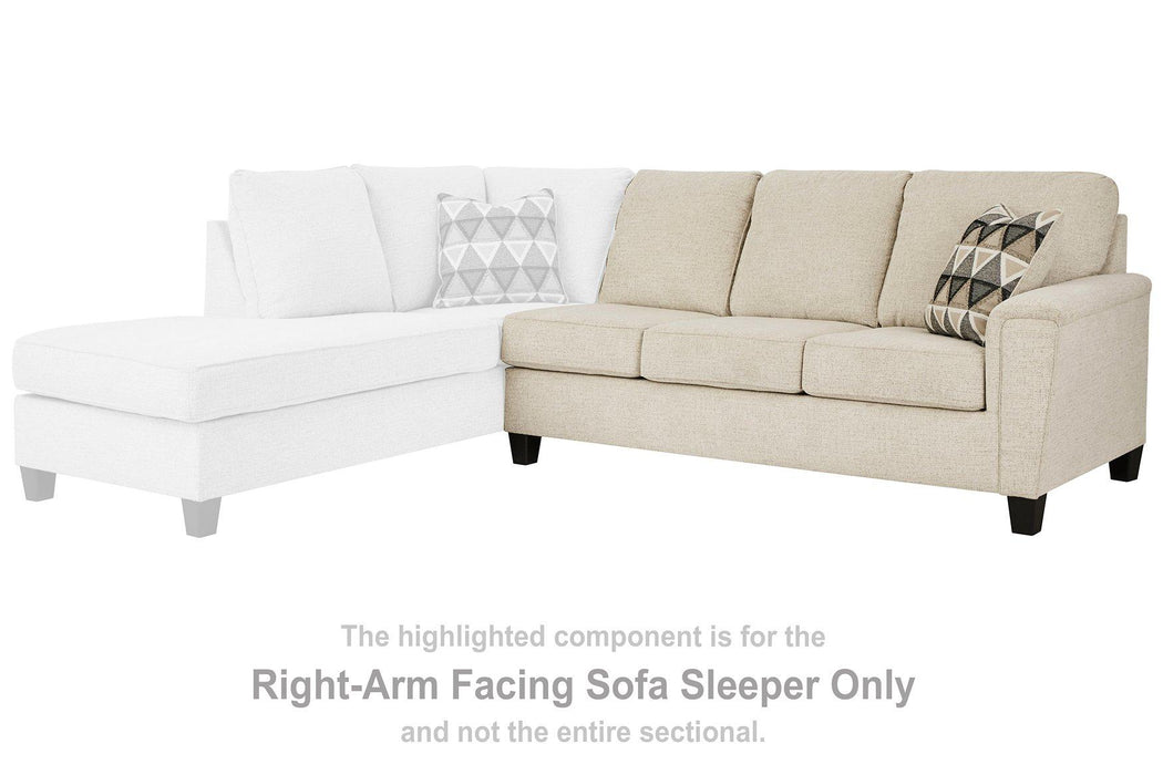 Abinger 2-Piece Sleeper Sectional with Chaise - imattress & ifurniture (FL)