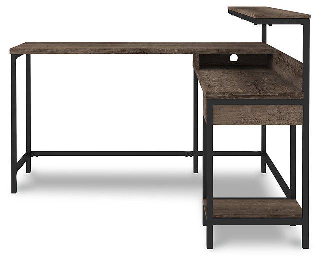 Arlenbry Home Office L-Desk with Storage - imattress & ifurniture (FL)