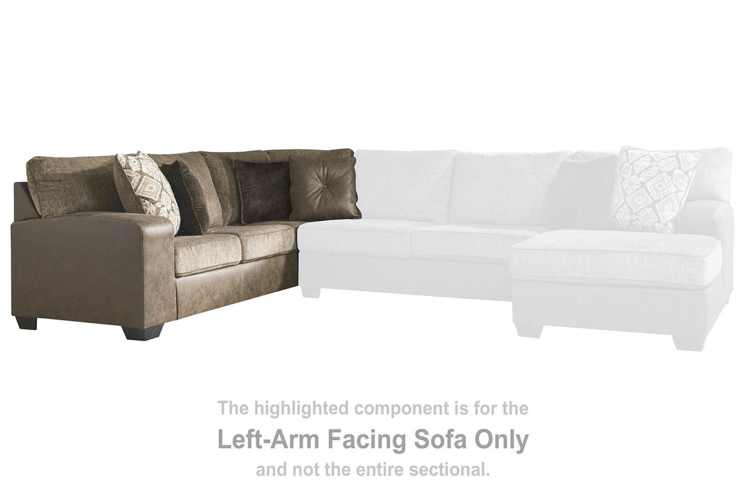 Abalone 3-Piece Sectional with Chaise - imattress & ifurniture (FL)