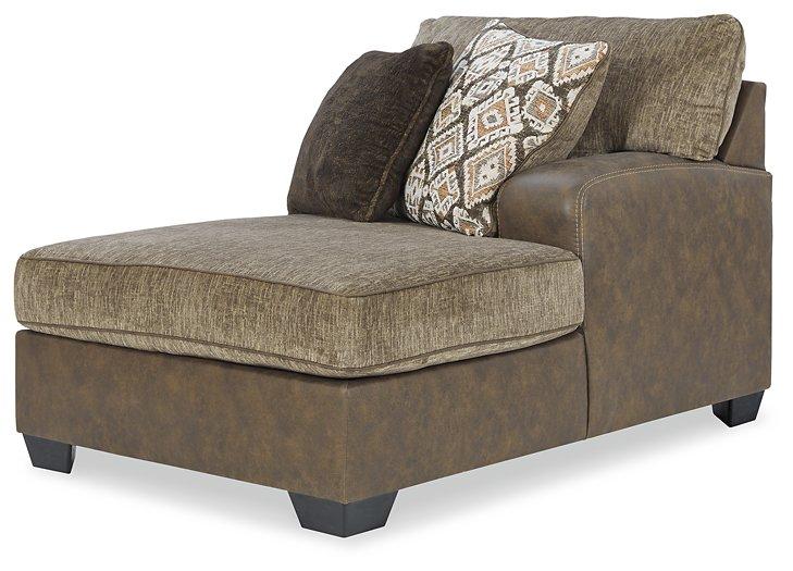 Abalone 3-Piece Sectional with Chaise - imattress & ifurniture (FL)