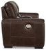 Alessandro Power Reclining Loveseat with Console - imattress & ifurniture (FL)