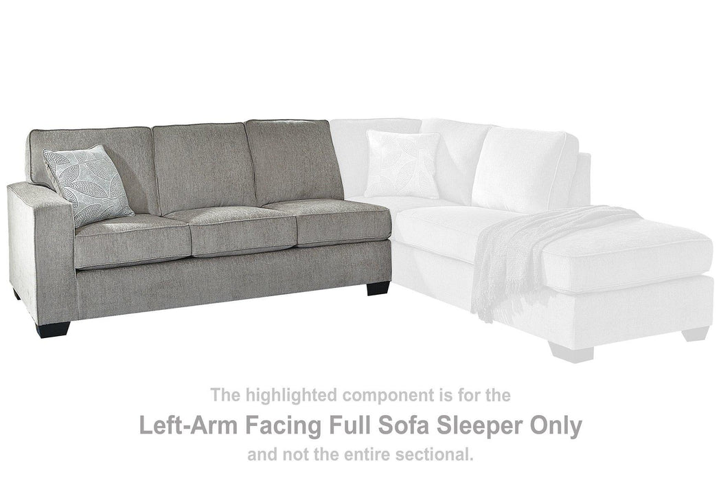 Altari 2-Piece Sleeper Sectional with Chaise - imattress & ifurniture (FL)