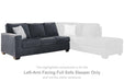 Altari 2-Piece Sleeper Sectional with Chaise - imattress & ifurniture (FL)