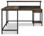 Arlenbry Home Office L-Desk with Storage - imattress & ifurniture (FL)