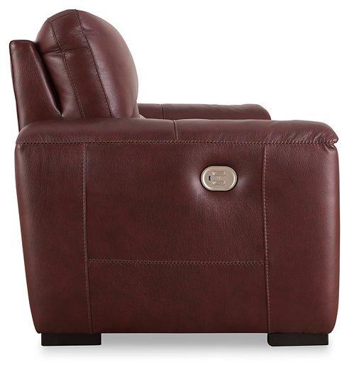 Alessandro Power Reclining Loveseat with Console - imattress & ifurniture (FL)