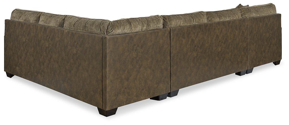 Abalone 3-Piece Sectional with Chaise - imattress & ifurniture (FL)