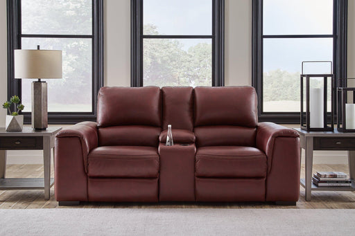 Alessandro Power Reclining Loveseat with Console - imattress & ifurniture (FL)