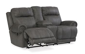 Austere Reclining Loveseat with Console - imattress & ifurniture (FL)