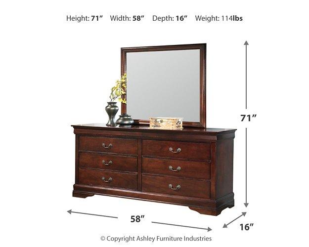 Alisdair Dresser and Mirror - imattress & ifurniture (FL)