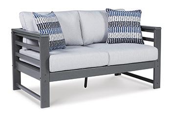 Amora Outdoor Loveseat with Cushion - imattress & ifurniture (FL)