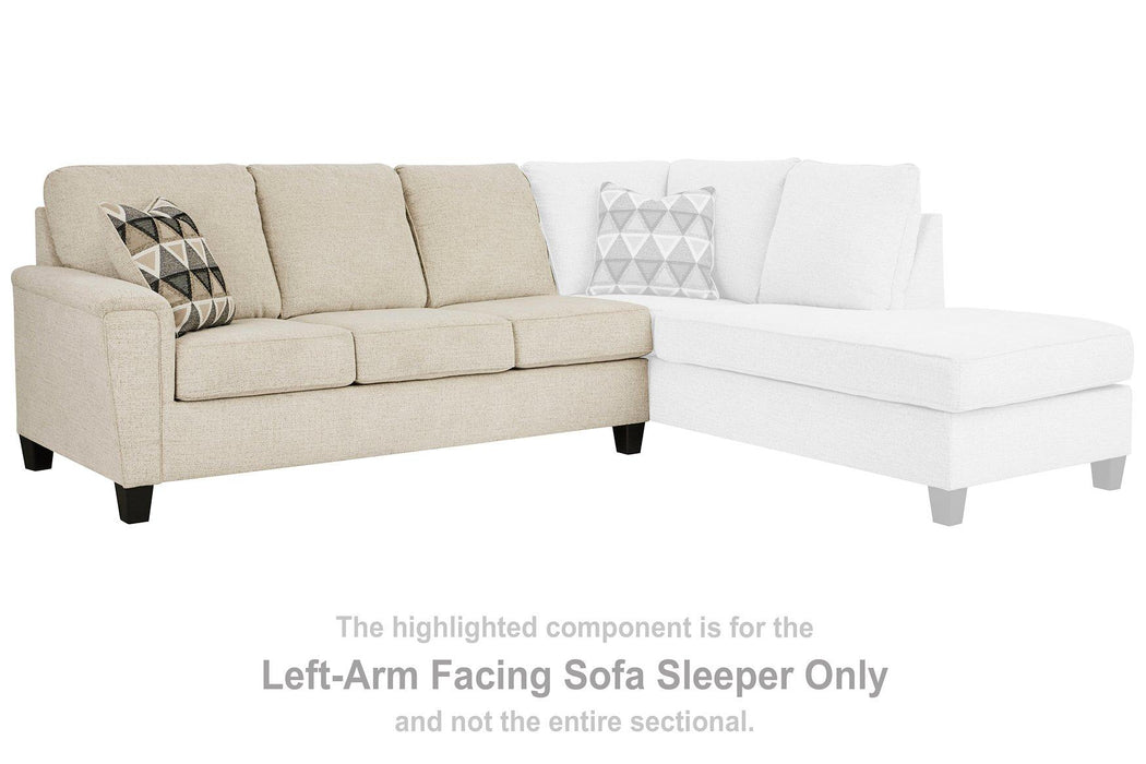 Abinger 2-Piece Sleeper Sectional with Chaise - imattress & ifurniture (FL)