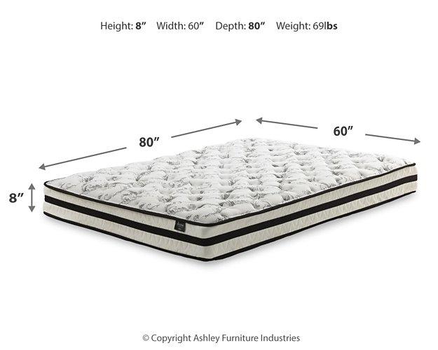 8 Inch Chime Innerspring Mattress Set - imattress & ifurniture (FL)