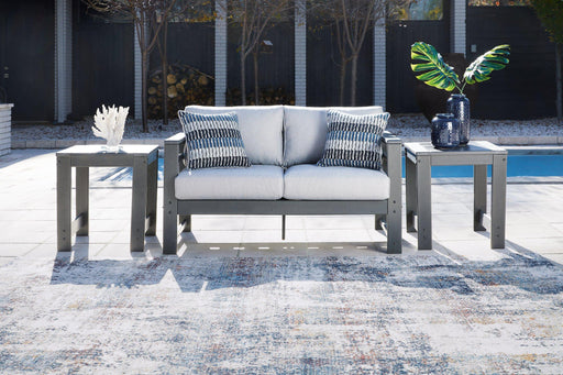 Amora Outdoor Loveseat with Cushion - imattress & ifurniture (FL)