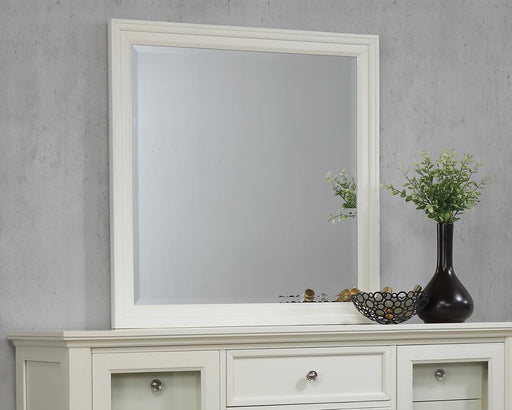 Sandy Beach Rectangular Dresser Mirror Cream White - imattress & ifurniture (FL)