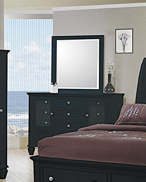 Sandy Beach 11-drawer Dresser Black - imattress & ifurniture (FL)