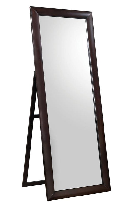 Phoenix Rectangular Standing Floor Mirror Black - imattress & ifurniture (FL)