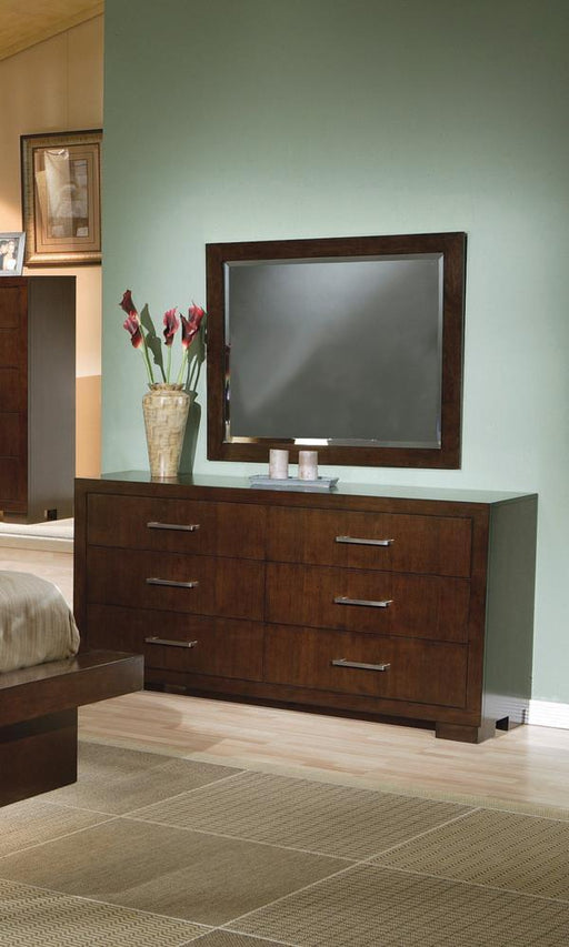 Jessica 6-drawer Dresser Cappuccino - imattress & ifurniture (FL)