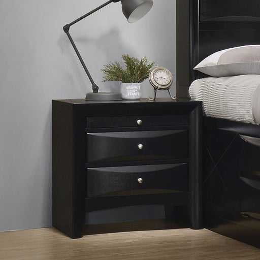 Briana Rectangular 2-drawer Nightstand Black - imattress & ifurniture (FL)