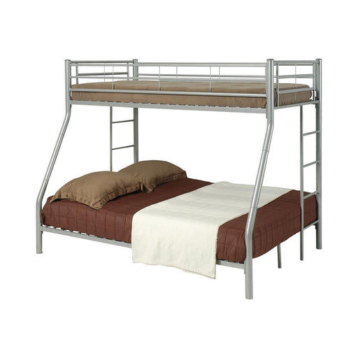 Hayward Twin Over Full Bunk Bed Silver - imattress & ifurniture (FL)