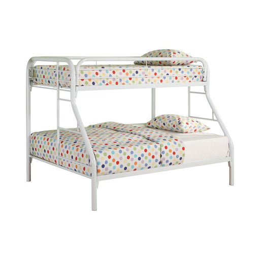 Morgan Twin Over Full Bunk Bed White - imattress & ifurniture (FL)