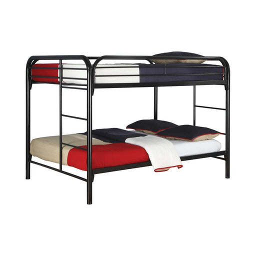 Morgan Full Over Full Bunk Bed Black - imattress & ifurniture (FL)