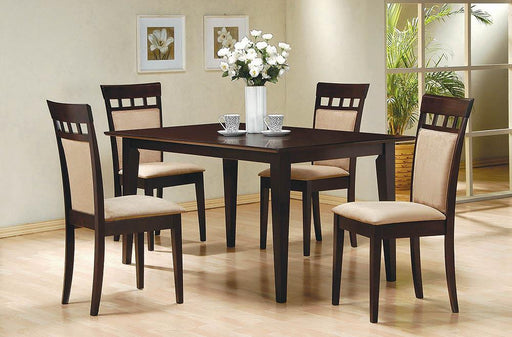 Gabriel Rectangular Dining Table Cappuccino - imattress & ifurniture (FL)