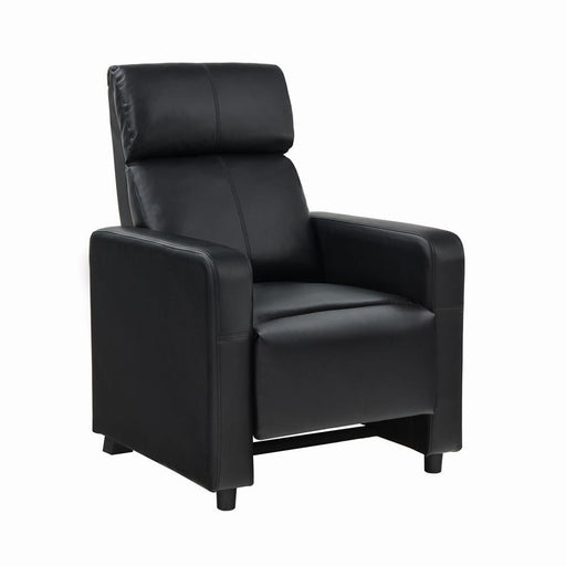 Toohey Home Theater Push Back Recliner Black - imattress & ifurniture (FL)